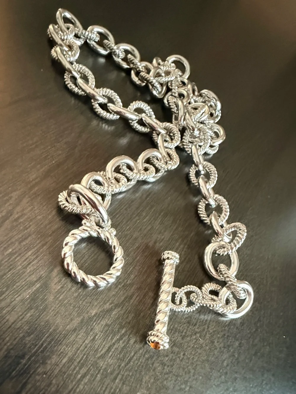 Judith Ripka Heavy Rolo Chain 20”